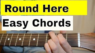 How to play 'Round Here' - Counting Crows- Easy Acoustic Guitar Tutorial/Lesson