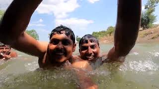 Village Boy Bathing || Swimming full fun in Village || Summer Time Bathing