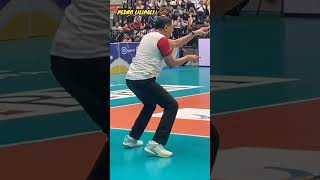 JOGET VIRAL *COACH PEDRO LILIPALY* INDONESIA ALL STAR VS RED SPARKS #shorts #redsparks #megawati