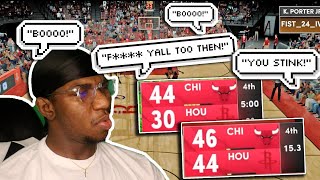 The Fans Started BOOING ME!🤣🤣 + MAJOR COMEBACK 😤NBA 2K22 Play now Online Next Gen Gameplay