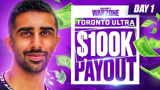 🔴 $100,000 WARZONE TOURNAMENT - Toronto Ultra Canada Cup Day 1