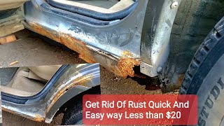 How To Fix Car Body Rust | Quick & Easy Way ☆ Get Rid Of Rust In 15 Minutes