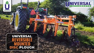 Universal Reversible Mounted Disc Plough - Universal Implements