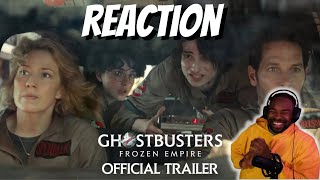 GHOSTBUSTERS FROZEN EMPIRE   Official Trailer REACTION