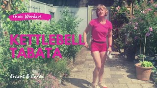 Thuis workout Kettlebell Tabata