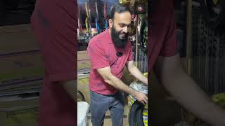 Ali tyre par sale lag gai  سیل سیل سیل علی ٹائر پر#ath