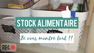 On fait le tour de notre stock alimentaire !!!