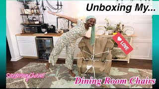 Dining Room Update | Unboxing My New Dining Room Chairs