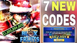 NEW CODES!! BLOX FRUITS CODES JULY 2024 - ROBLOX BLOX FRUITS CODES - BLOX FRUITS CODE - BLOX FRUITS