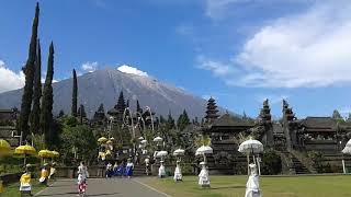 Amazing landscape of Besakih temple