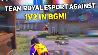 😱1v2 Custom Against Royel esport in BGMI// bgmi montage#bgmi @JONATHANGAMINGYT @bgmimulya07 😱