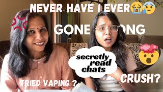 *juicy* Never Have I Ever with my Mom😥😨 *bad idea* ||