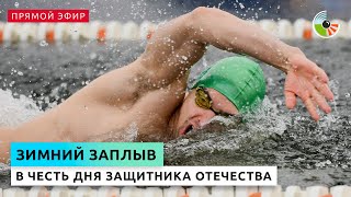 Зимний заплыв в честь Дня защитника Отечества