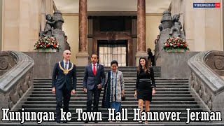 Presiden Jokowi Kunjungi Town Hall Hannover Tandatangani State Capital Golden Book