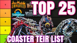 Top 25 Roller Coasters Tier List (2023)