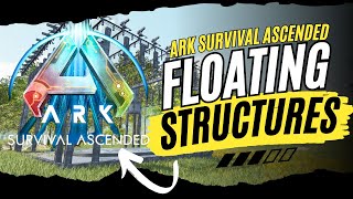 Floating turrets, railings & pillars Ark Survival Ascended #ark #asa #arksurvivalascended