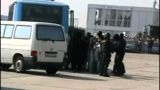 Rescue hostages from a bus