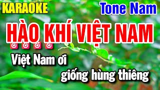 Karaoke Hào Khí Việt Nam Nhạc Sống Tone Nam | Beat Yến Như