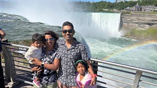 Day 2: Horseshoe Falls of Canada view from Terrapin Point , USA |Goat Island of Niagara Falls