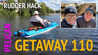 Pelican Getaway 110 Pedal Kayak Rudder Hack and One Month Impressions