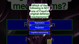 🧠 Freud's Mind Tricks: 95% Fail This Psychology Test! 😱 #DefenseMechanisms