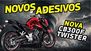 CB 300F TWISTER 2023 - SUA NOVA TWISTER VAI ARRASAR NAS RUAS COM ESTES ADESIVOS!!! SHOW DEMAIS!!