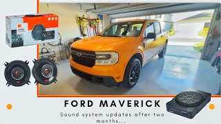 Sound System Update on the 2022 Ford Maverick with JBL & Kicker Speakers