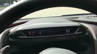 McLaren 720S folding dash in action