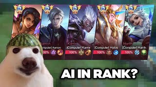 AI in Rank Game? 🤨