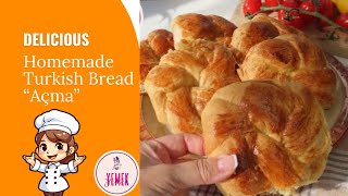 Yumuşacık Açma Tarifi | Soft and Flaky "Acma" Turkish Bread Recipe!