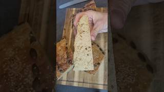 Super softes Fladenbrot mit Kürbis, Brot backen mit wenig Hefe #brot #brotbacken #br #bread