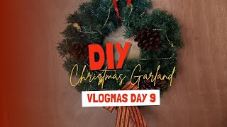 DIY CHRISTMAS GARLAND | Budget- friendly