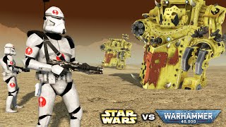 STAR WARS vs WARHAMMER 40K: Clone Troopers vs Orks - Men of War: Assault Squad 2