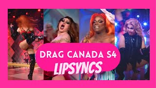 Canada's drag race S4 lipsyncs ranked