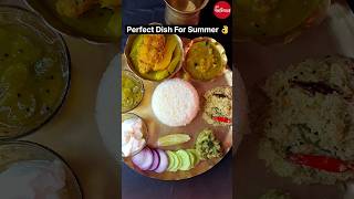 Perfect Dish For Summer / Lunch Thali Ideas 🍛😋☀️ #thali #food #viral