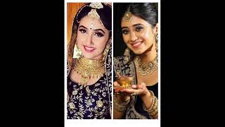 Ashnoor Kaur vs Shivangi joshi 💕💕|| same dress colour and pose ❤️❤️||