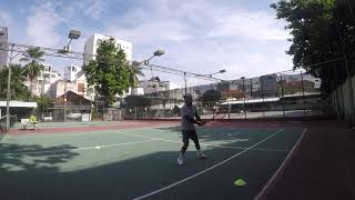 Alexanderninh - Tennis Backhand trainning 07.06.2021