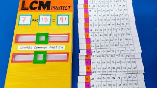 Maths Project Working Model - LCM Maths Project | Best Maths Project