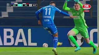 LIGA PROFESIONAL 2021 GODOY CRUZ  VS RIVER PENAL DE ARMANI ULTIMO HOMBRE NO LO EXPULSAN