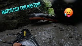 Kayaking FLOODED RIVERS in HAUTE SAVOIE