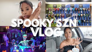 Day in My Life Vlog (tennis racket shopping, tennis tourney, facial, halloween decor)