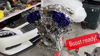 Fully Built VQ Motor for Twin Turbo Assembled