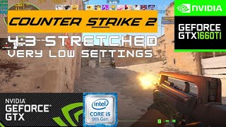 COUNTER STRIKE 2 - i5 9400/ GTX 1660 ti/ 16GB RAM "DUST 2" BENCHMARK "VERY LOW SETTINGS"