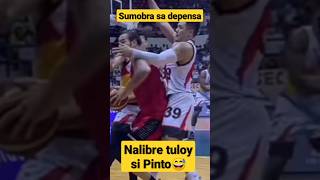 Sumobra sa depensa, nalibre tuloy ang isa😅 #youtubeshorts #pba #ginebra #pinto #ginvssmb #ginebraako