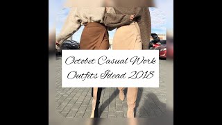 35+ The Chic and Stylish October Casual Work Outfits Ideas.|Anna Sakhno Channel.|Fall Fashion 2018.