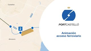 Animación acceso ferroviario.