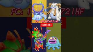 Epic Arakulele, G'joob, Cherubble, and Toe Jammer Quadret #msm #mysingingmonsters #shorts #short