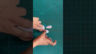 Bunny bookmark/cute bookmark idea/Bookmark tutorial #bunnybookmark #popsicle #ytshorts #shortsviral