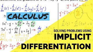 Solving Problems Using Implicit Differentiation