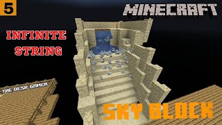 Minecraft Sky Block Series -  Infinite String and Wool : Ep 5: Hindi